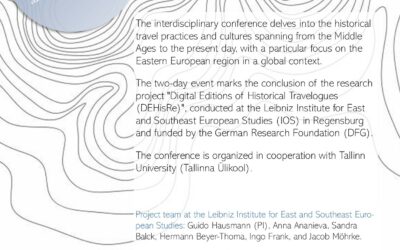 International Conference „Cultures of Travel: Historical Travel Practices and Digital Humanities“